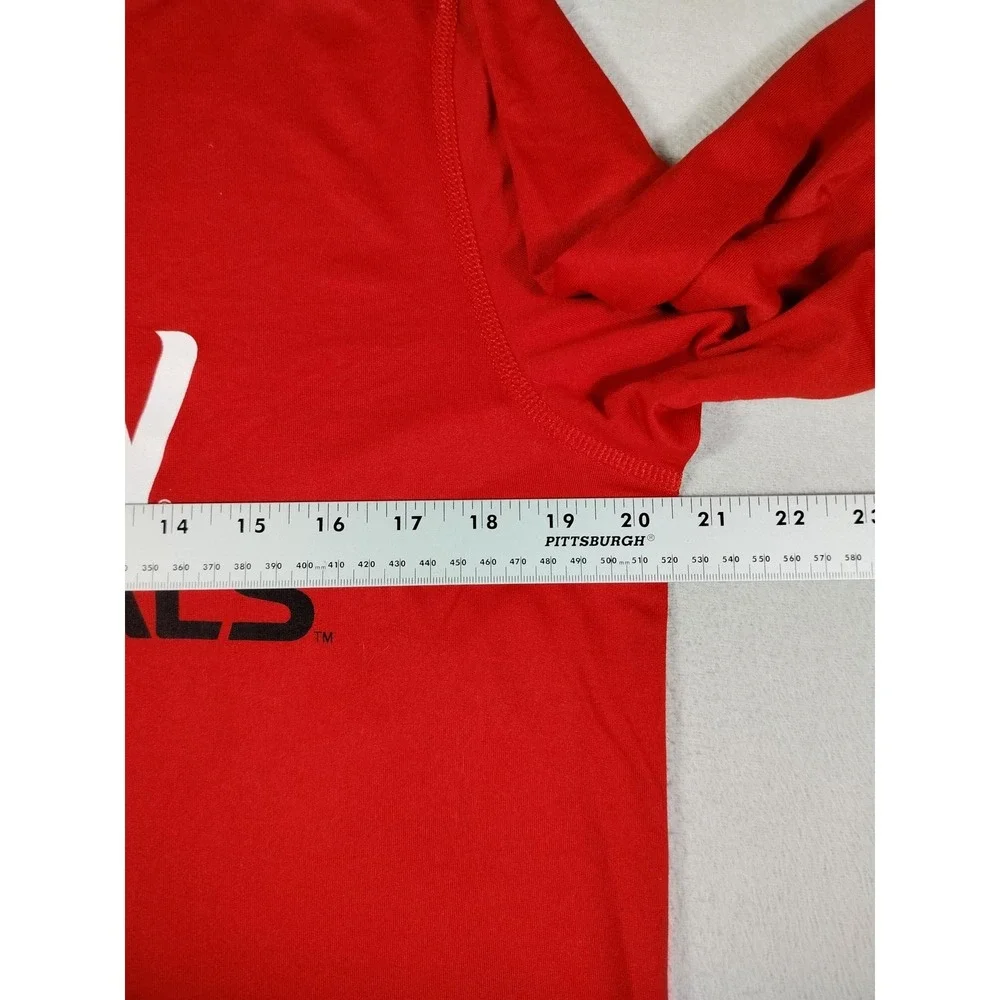 UIW Cardinals Shirt Mens Medium Red NCAA Football Adidas AEROREADY Long Sleeve